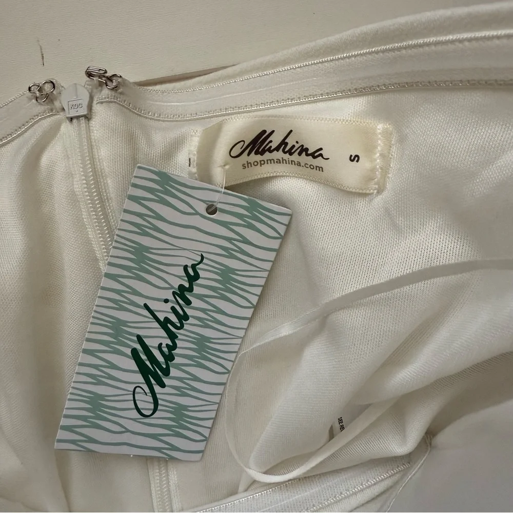 White Strapless Top - Picture 3 of 7